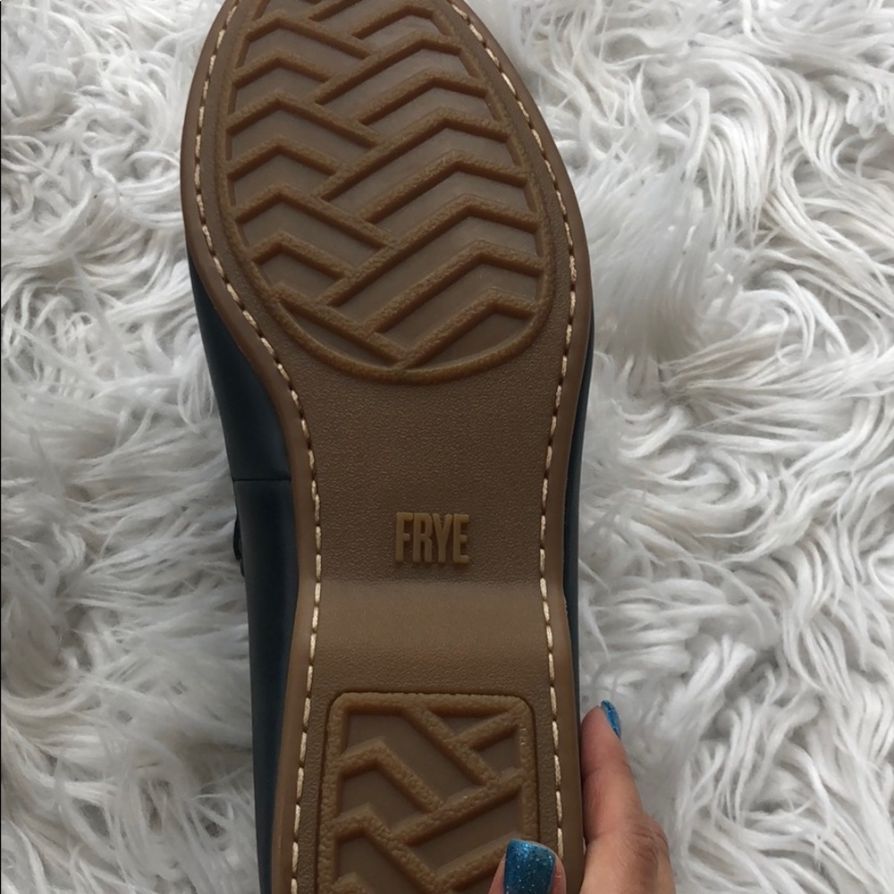 NEW • Frye • Lewis Venetian Loafers Navy Blue - Picture 6 of 7